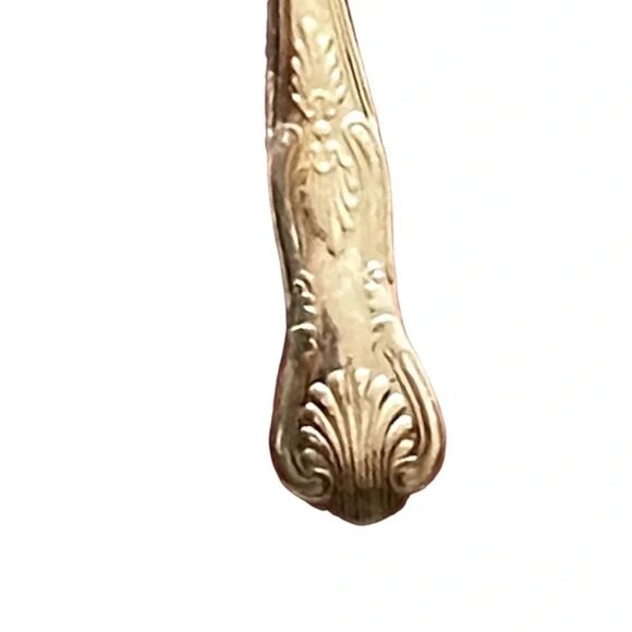 Vtg A1 SHEFFIELD ENGLAND spoons ROCKFORD TRIPLE knives SET of 4 silver plated - Picture 12 of 13